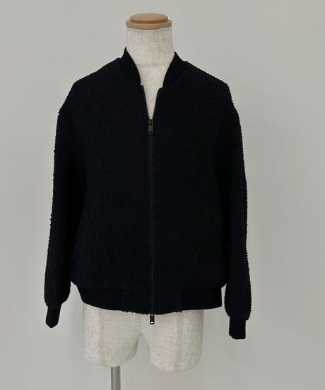 tweed blouson