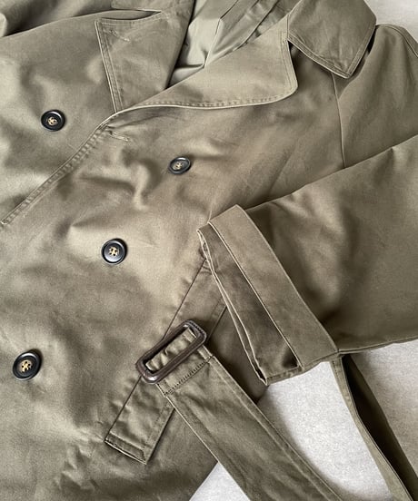 trench coat moss green (regular / long length)