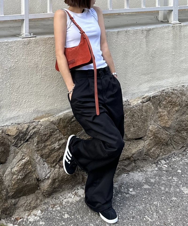 ok.soon×dickies wide chino pants (black) | ok.soon