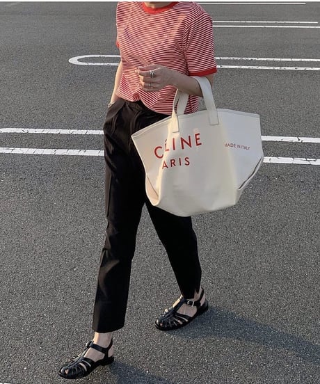 side slit slacks (black)