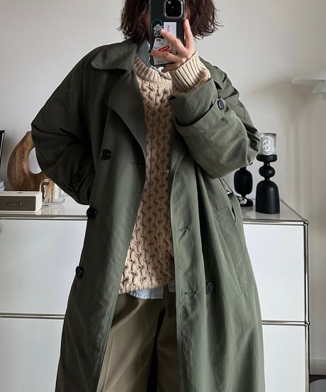 over size cable knit