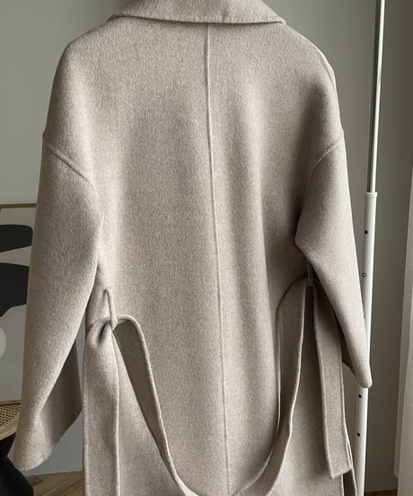 light melton coat(camel)