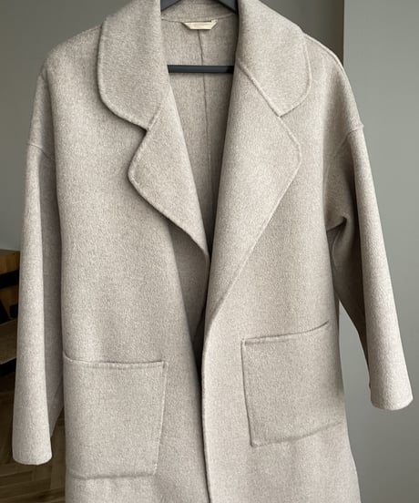 light melton coat(camel)