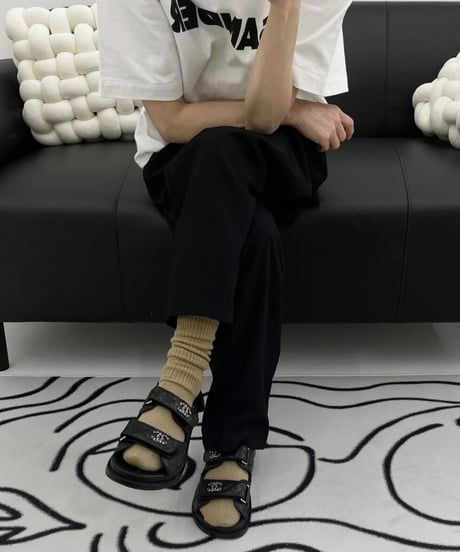 rib socks (white/black/gray/beige)