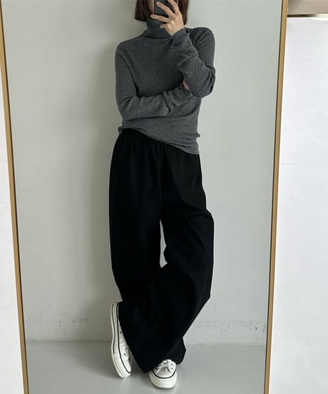 banding pants(black/gray)