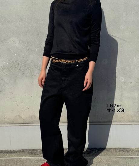 black cotton pants