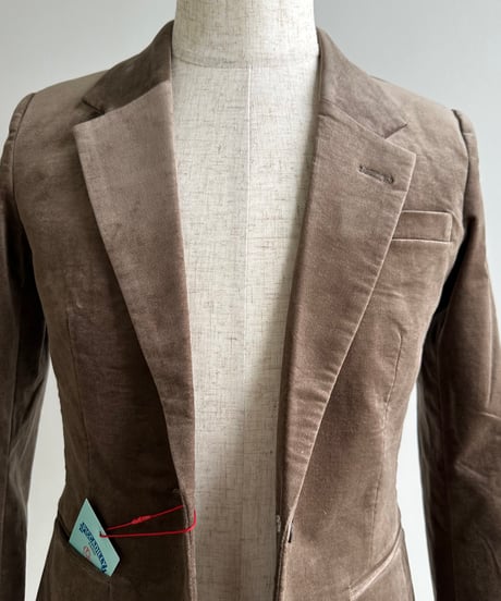 ok.soon×piccadilly velours jacket(brown)