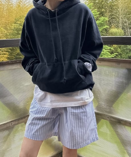 mulch stripe half pants (yellow/blue)