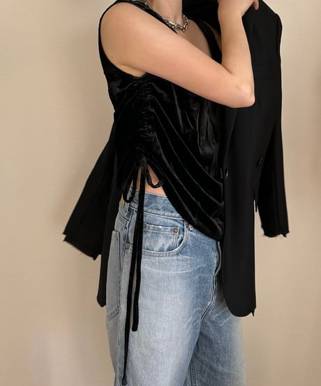 silk blend sleeveless