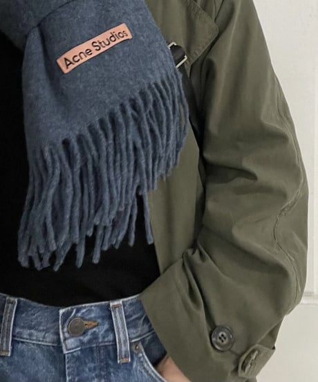 trench coat moss green (regular / long length)