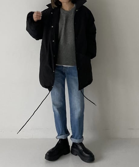 oversize coach jacket black