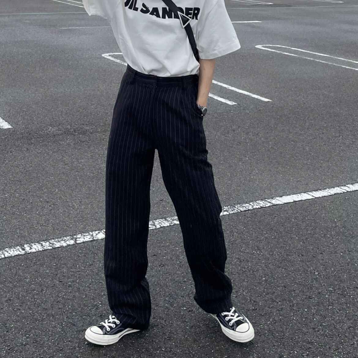 pinstripe slacks(0/1/2) | ok.soon