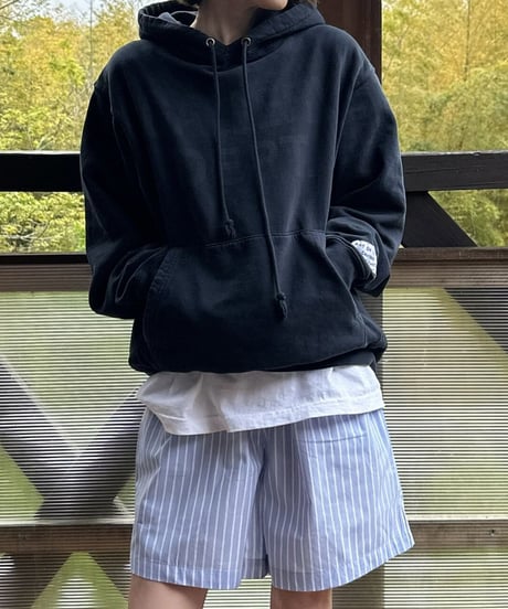 mulch stripe half pants (yellow/blue)