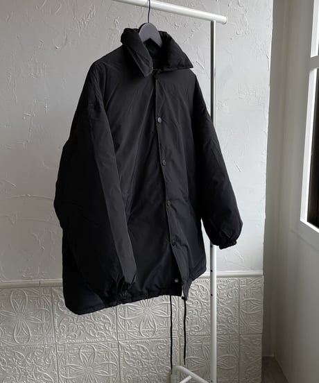 oversize coach jacket black