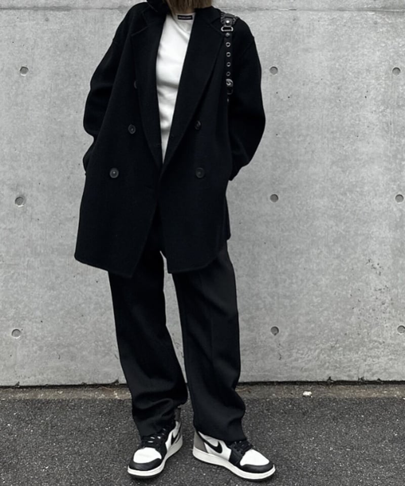 tailored slacks(black/camel) | ok.soon