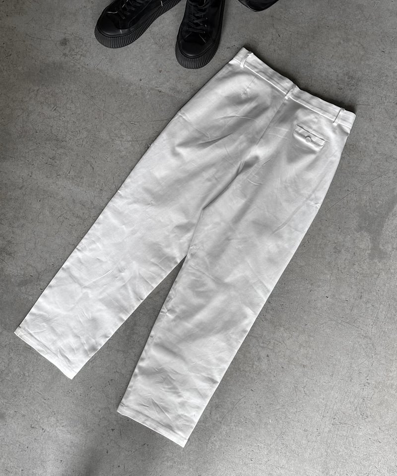 cotton white pants | ok.soon