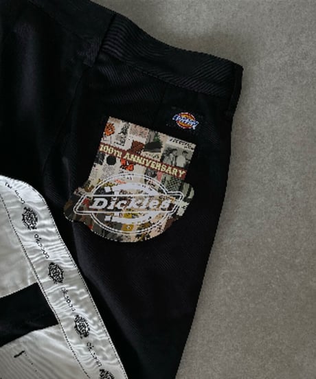 ok.soon×dickies 2tuck tapered chino pants (black)