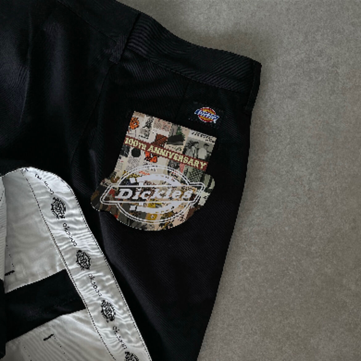 ok.soon×dickies 2tuck tapered chino pants (blac ok.soon×dickies 2tuck tapered chino pants (blac