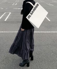 シフォンティアードロングスカート