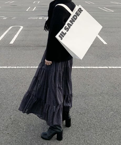 オクスンok.soon maxi skirtマキシスカート黒ブラックA2650 CATEGORY skirt | ok.soon
