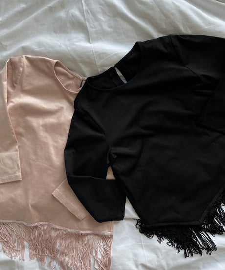 suede fringe tops