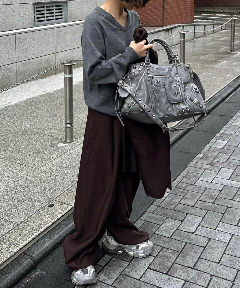 専用。 新品】ok.soon V neck wool knit グレーサイズ1 V neck wool knit | ok.soon