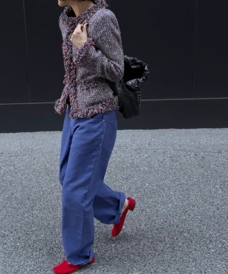 color tweed jacket