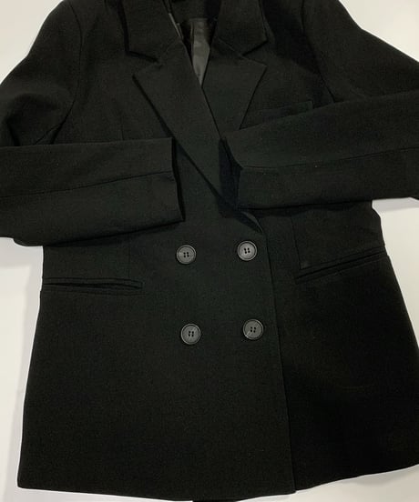 black set up suit