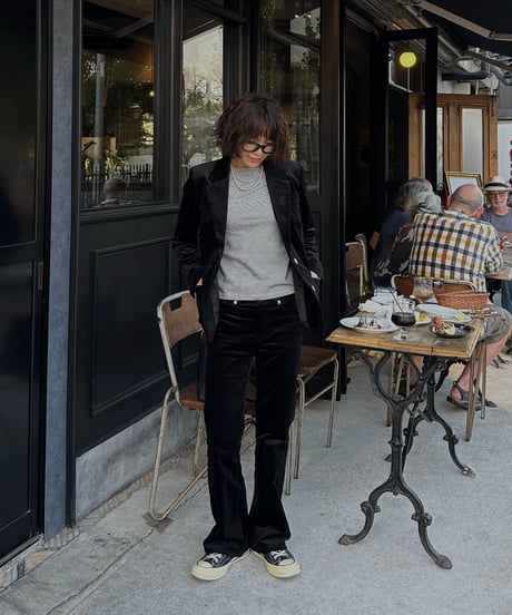 ok.soon×piccadilly velours jacket(black)