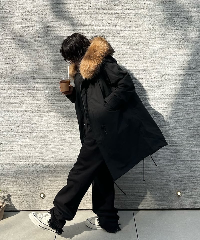 【ok.soon】モッズコート　M-51 fishtail parka　ブラック pre-order］M-51 fishtail parka | ok.soon