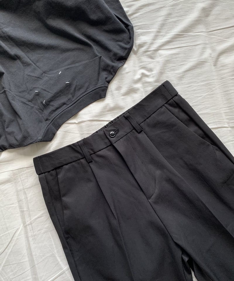 men'sテーパードスラックス black | ok.soon men'sテーパードスラックス black | ok.soon