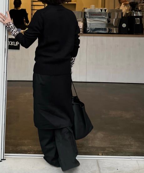 trousers with skirt