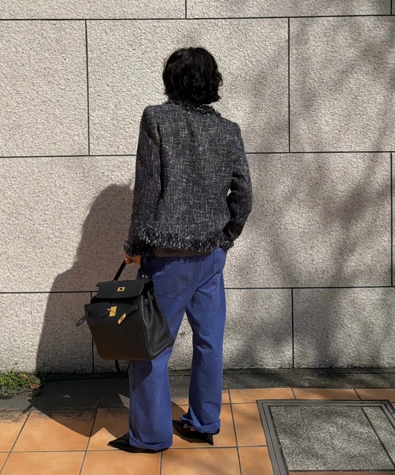 color tweed jacket | ok.soon