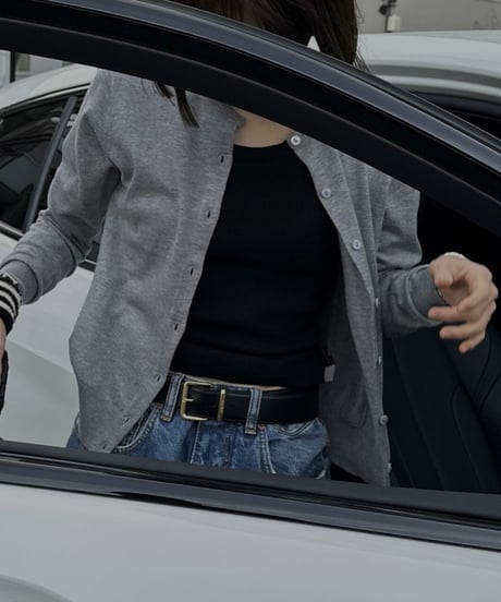 crew neck cardigan