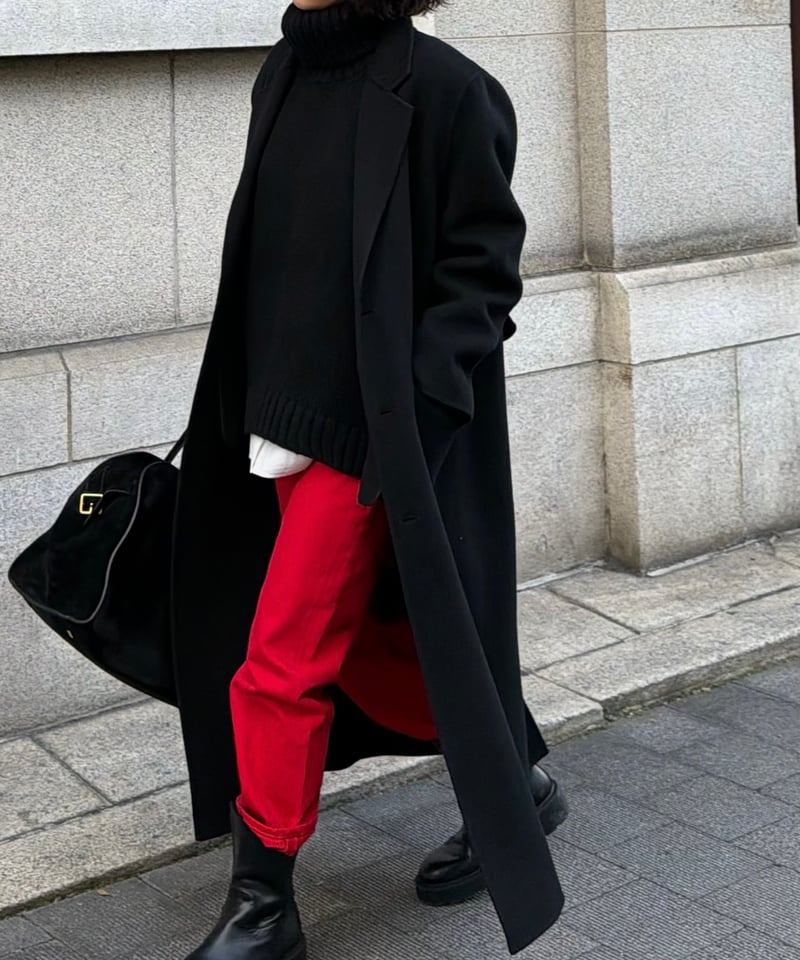 gentleman wool coat(black) | ok.soon