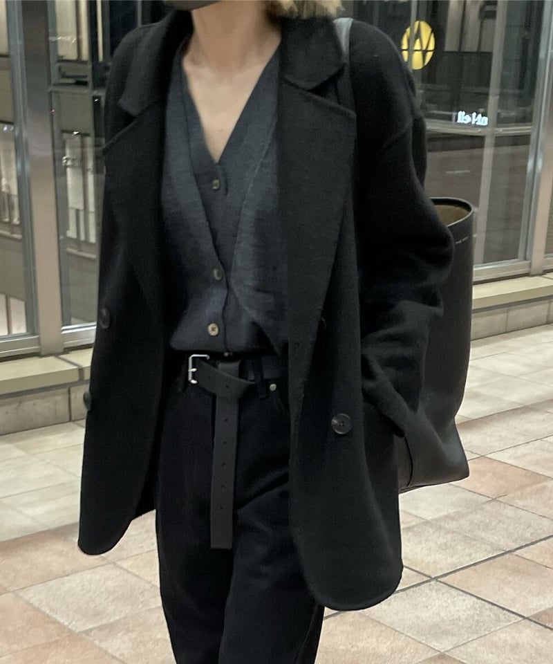 ok.soon ハンドメイド ウールジャケット ブラック ハンドメイドウールジャケットblack | ok.soon