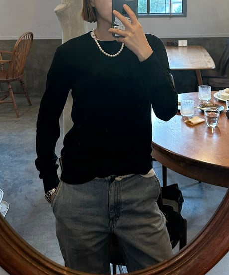 merino wool crew neck knit
