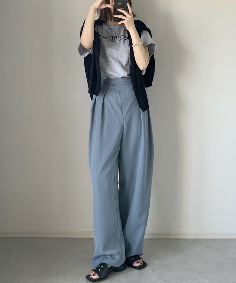 long length ワイドカラースラックス | ok.soon long length ワイドカラースラックス | ok.soon