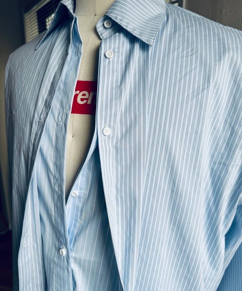 トップス ok.soon layered stripe shirt over size layered stripe shirt over size | ok.soon