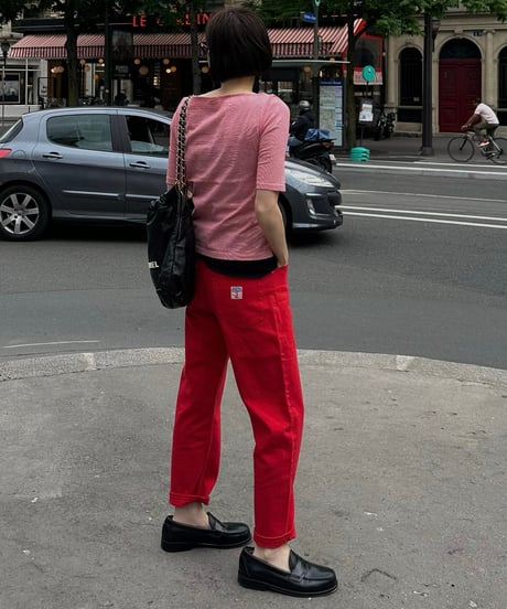 ok.soon×piccadilly OGC DENIM OVERDYE PANTS