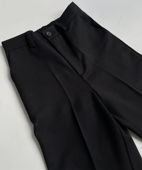 wool blend straight slacks