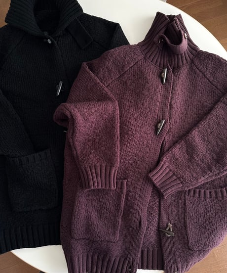 toggle button knit cardigan
