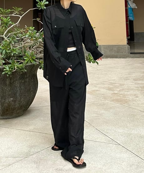 safari shirt & relax pants setup
