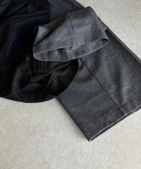flannel wide slacks