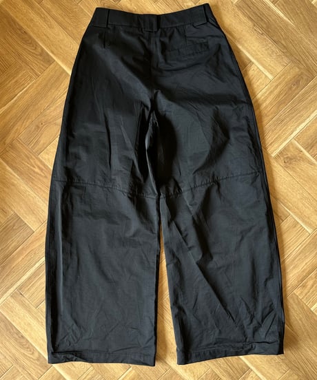 cotton nylon wide pants