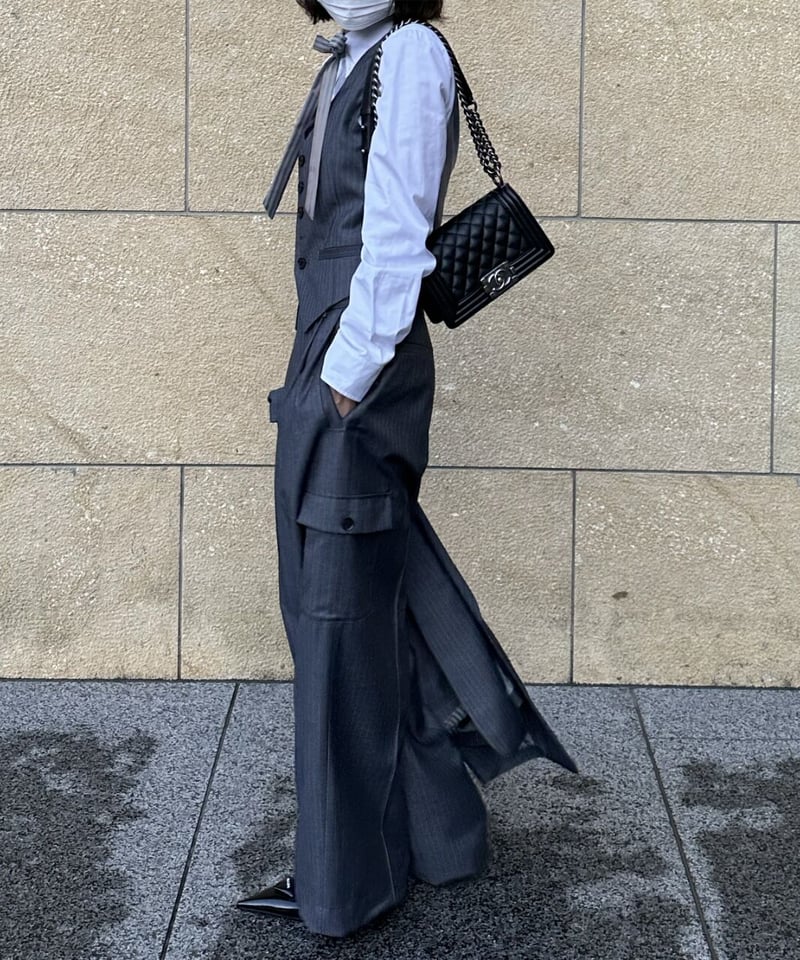 パンツ ok.soon wide cargo pants(black) wide cargo pants(brown/black) | ok.soon