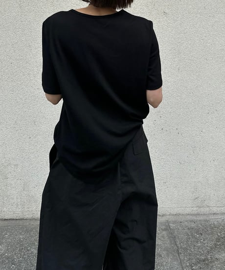 day half sleeve t&day nylon wide pants