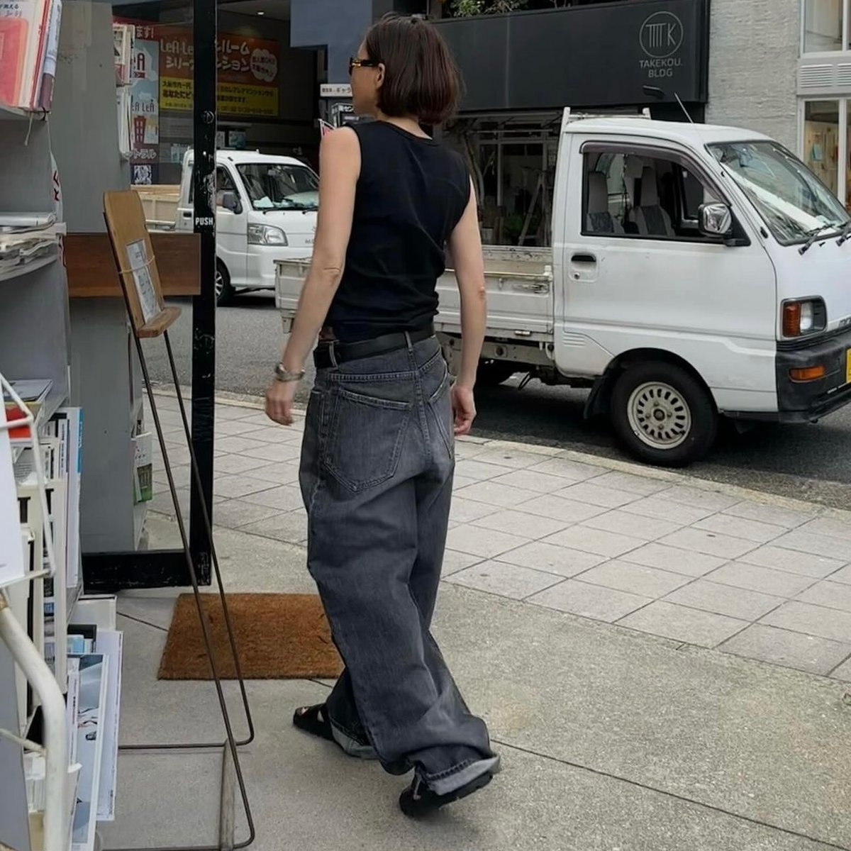 original wide denim black | ok.soon