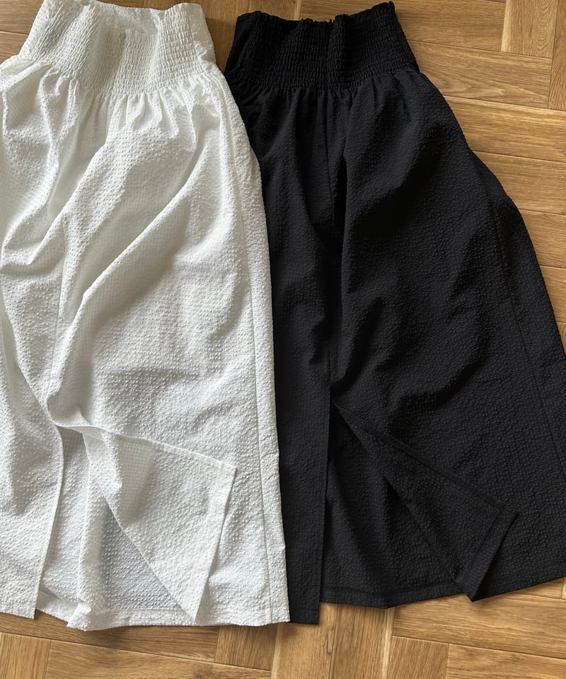 gingham check long skirt | ok.soon