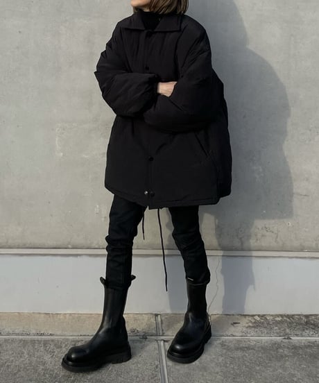 oversize coach jacket black